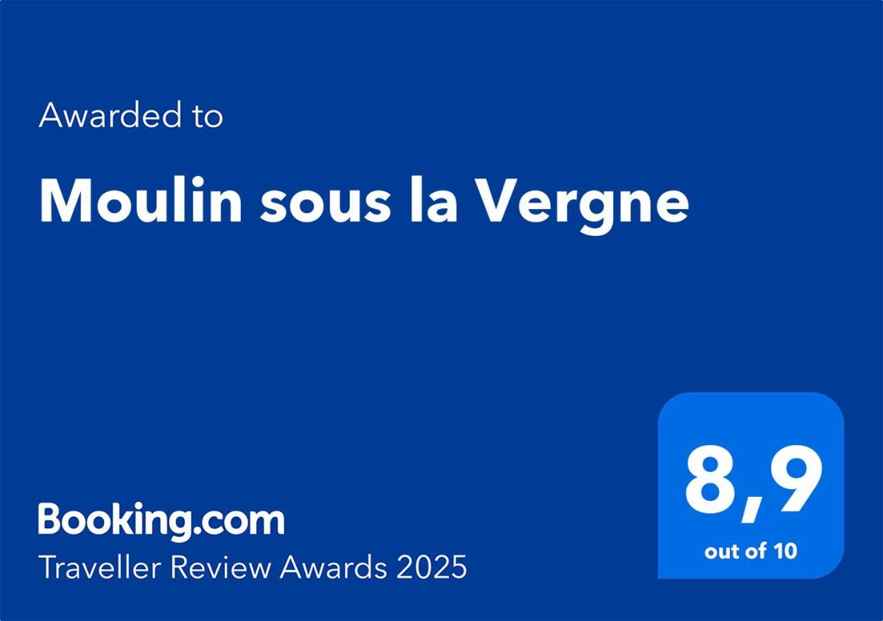 Moulin Sous La Vergne Nanteuil-en-Vallee Экстерьер фото